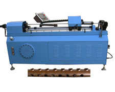 Double axis CNC collar punch and draw machine